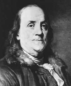 Benjamin Franklin. Courtesy of the Library of Congress.