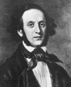 Felix Mendelssohn. Courtesy of the Library of Congress.