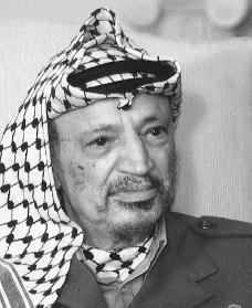 Yasir Arafat. Reproduced by permission of Archive Photos, Inc.