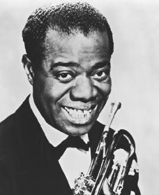 Louis Armstrong. Reproduced by permission of Schomburg Center for Research in Black Culture.