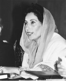 Benazir Bhutto. Reproduced by permission of AP/Wide World Photos.