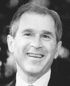 George W. Bush. Reproduced by permission of Archive Photos, Inc.
