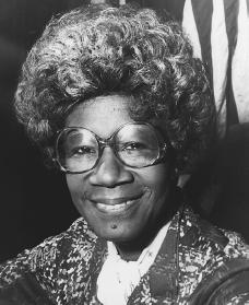 Shirley Chisholm. Reproduced by permission of AP/Wide World Photos.