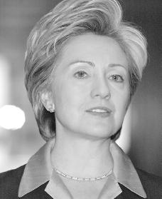 Hillary Rodham Clinton. Reproduced by permission of Getty Images.
