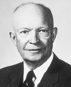 Dwight D. Eisenhower. Reproduced by permission of the Dwight D. Eisenhower Library.