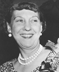 Mamie Eisenhower. Courtesy of the Library of Congress.