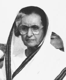 Indira Gandhi. Reproduced by permission of AP/Wide World Photos.