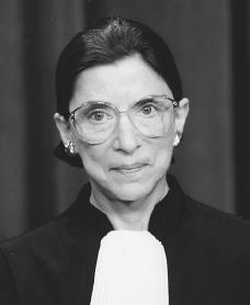 Ruth Bader Ginsburg. Reproduced by permission of the Supreme Court Historical Society.
