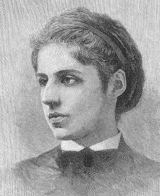 Emma Lazarus. Courtesy of the Library of Congress.