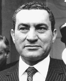 Hosni Mubarak. Reproduced by permission of Archive Photos, Inc.