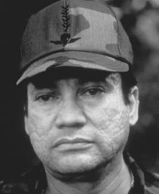 Manuel Noriega. Reproduced by permission of Archive Photos, Inc.