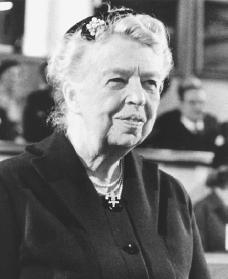 Eleanor Roosevelt.