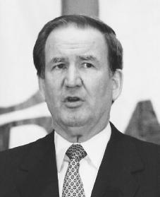 Pat Buchanan. Reproduced by permission of AP/Wide World Photos.