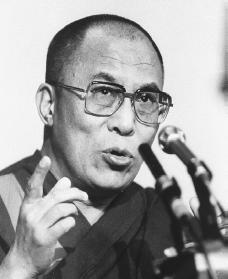 Dalai Lama. Reproduced by permission of AP/Wide World Photos.
