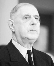 Charles de Gaulle. Reproduced by permission of AP/Wide World Photos.