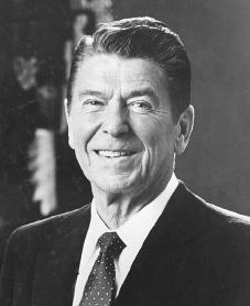 Ronald Reagan. Courtesy of the Library of Congress.