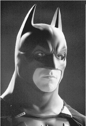 Christian Bale as Batman in the 2005 movie Batman Begins.  Warner Bros/Zuma/Corbis.