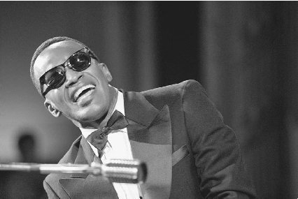 Jamie Foxx earned the 2004 Academy Award for Best Actor for his stunning portrayal of singer Ray Charles in Ray. Nicola Goode/Universal Pictures/Zuma/Corbis.