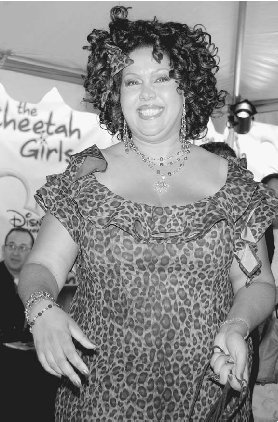 Deborah Gregory beams at the premiere party for the made-for-TV movie The Cheetah Girls. Theo Wargo/WireImage.com.