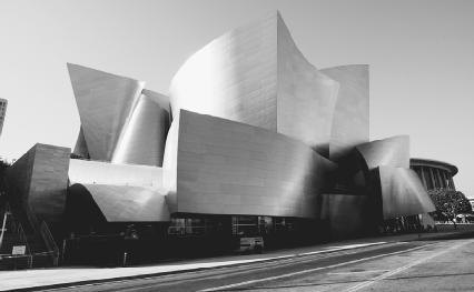 The Walt Disney Concert Hall, designed by Frank Gehry.  Ted Soqui/Corbis.